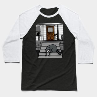 Trash Panda Porch Visit Baseball T-Shirt